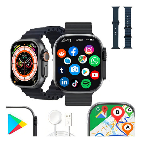 WearZone Horizon | Celular de Pulso 4G | 2Gb de Ram e
16Gb de Armazenamento Verua